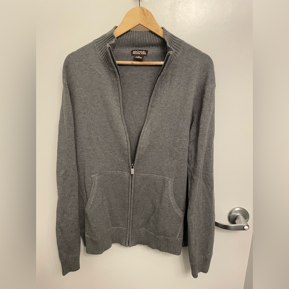 Michael Koors Mens sweater zip up